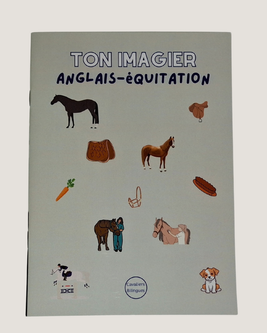 Imagier anglais-équitation